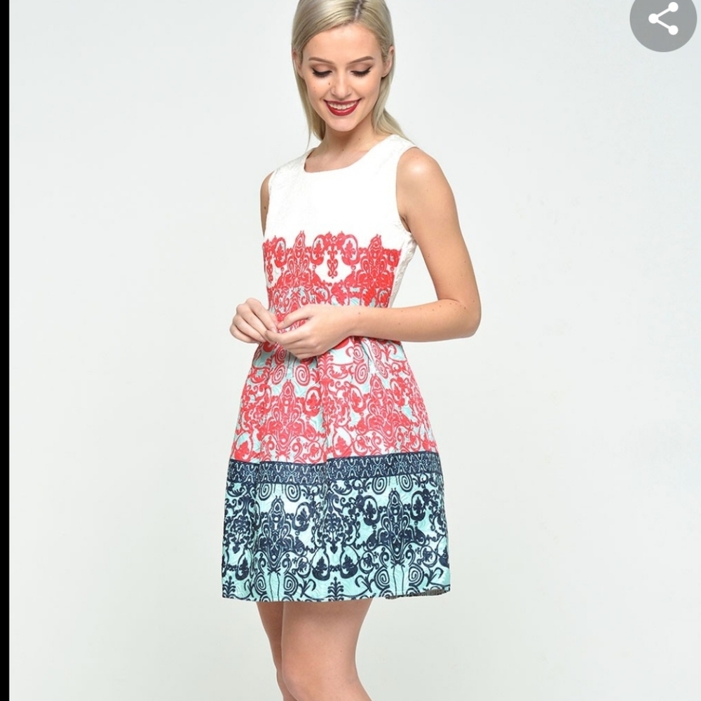 Nwot Shika Melissa Skater dress, sz XL